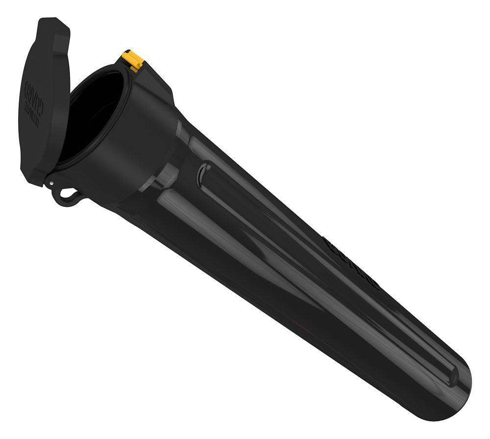 MatPod Noir Ultimate Guard avec couvercle Pop-Up ouvert, montrant l'accès rapide