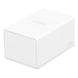 Ultimate Guard Twin Flip'n'Tray 160+ XenoSkin Blanc - Ouverte avec cartes et accessoires