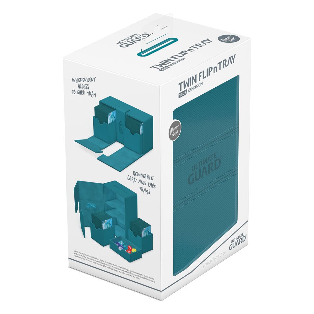 Intérieur en microfibre de la Ultimate Guard Twin Flip'n'Tray 160+