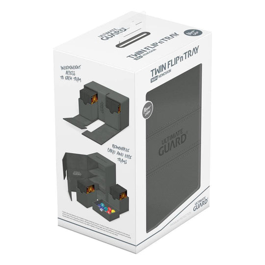 Vue de l'intérieur en microfibre de la deck box Twin Flip'n'Tray 160+