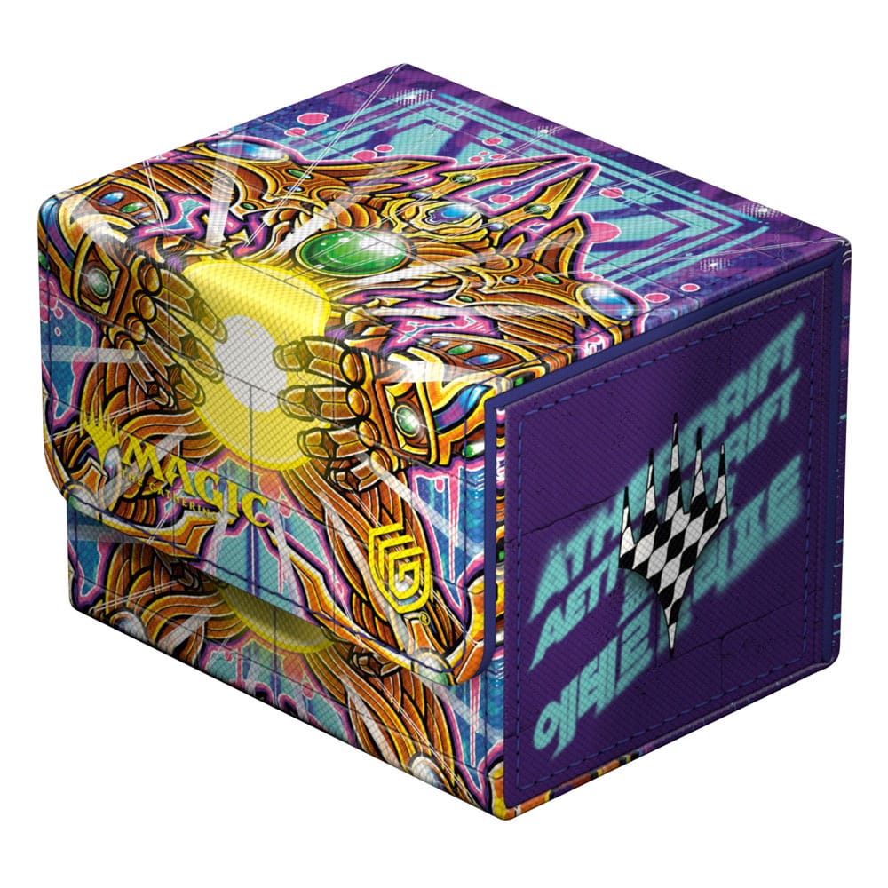 Boîte de deck Ultimate Guard Sidewinder 100+ Xenoskin Aetherdrift Solar Gearhulk, vue frontale