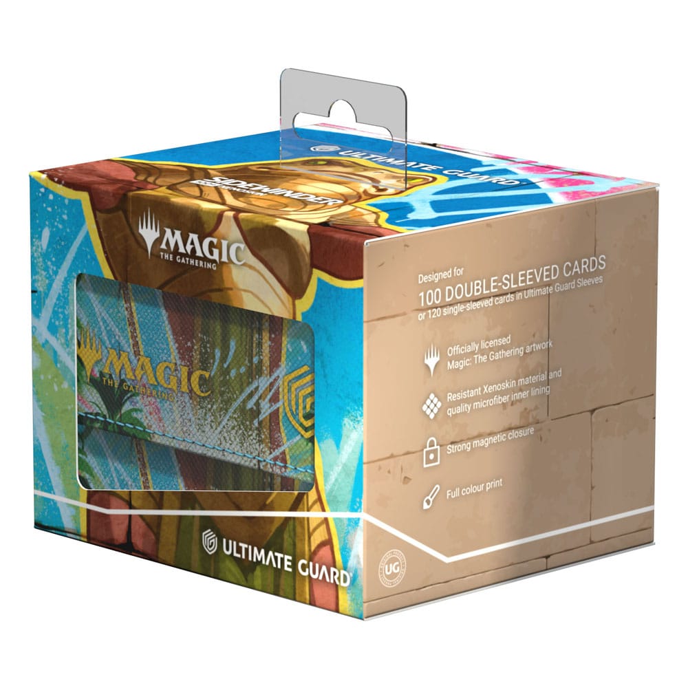 Gros plan sur l'illustration officielle Aetherdrift (Sab-Sunen, Luxa Embodied) sur la boîte Sidewinder