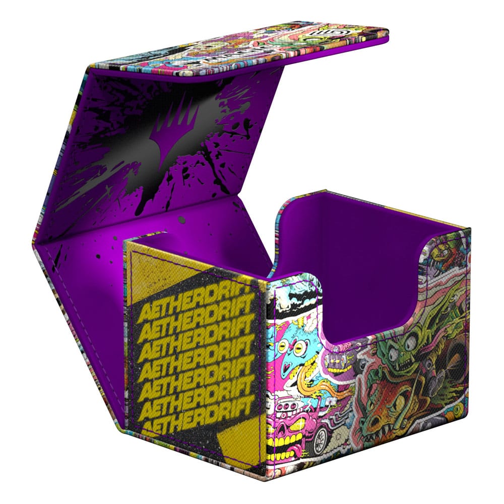 Vue latérale de la boîte Sidewinder 100+ Xenoskin, mettant en avant le design Aetherdrift