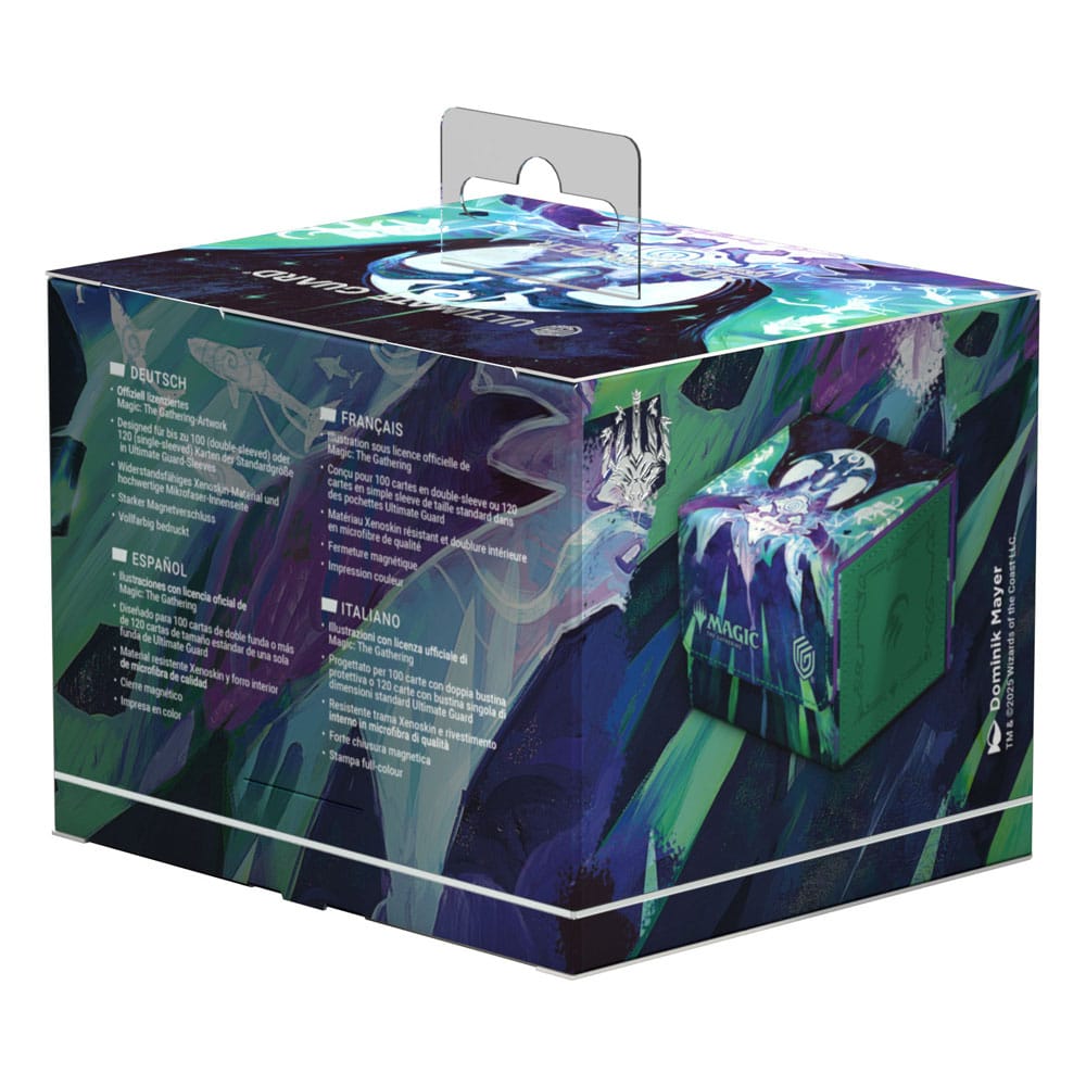 Boîte de deck Ultimate Guard Sidewinder 100+ Xenoskin vue de dos