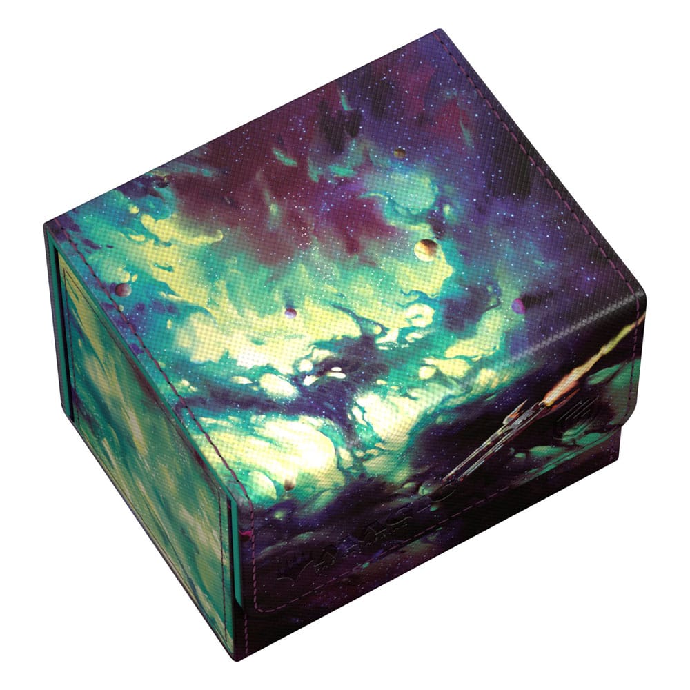 Gros plan sur l'illustration officielle Magic The Gathering Blinkmoth Nexus sur la deck box