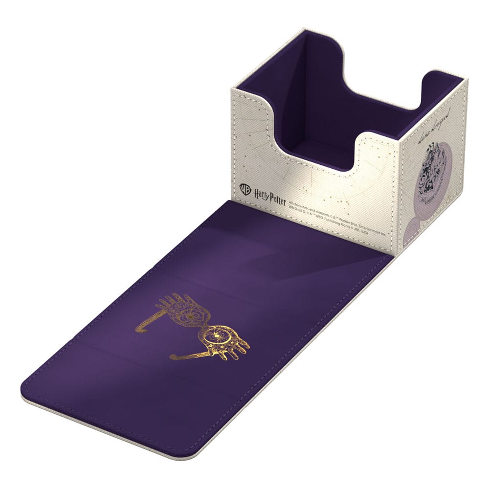 Comparaison de taille de la deck box Ultimate Guard Sidewinder avec d'autres accessoires