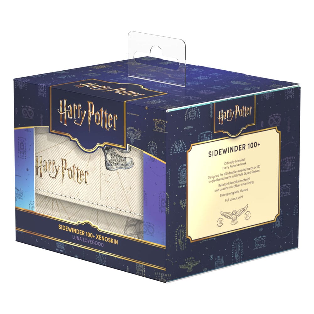 Logo Ultimate Guard sur la deck box Sidewinder Harry Potter Luna Lovegood