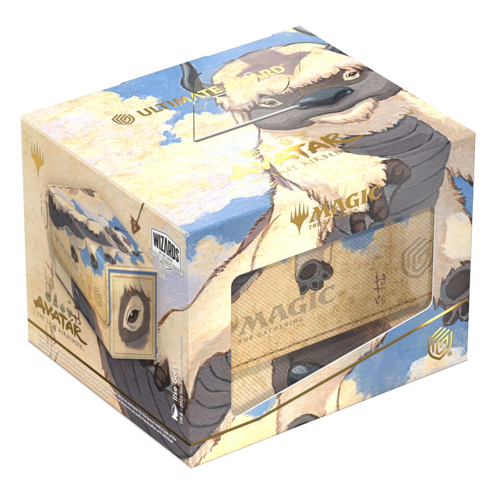 Vue arrière de la boîte de deck Ultimate Guard Appa avec informations produit