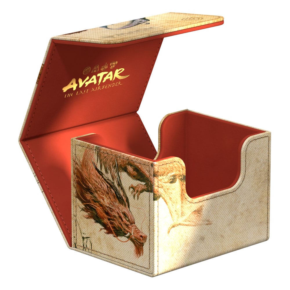 Boîte de deck Ultimate Guard Sidewinder 100+ fermée, montrant la fermeture magnétique sécurisée