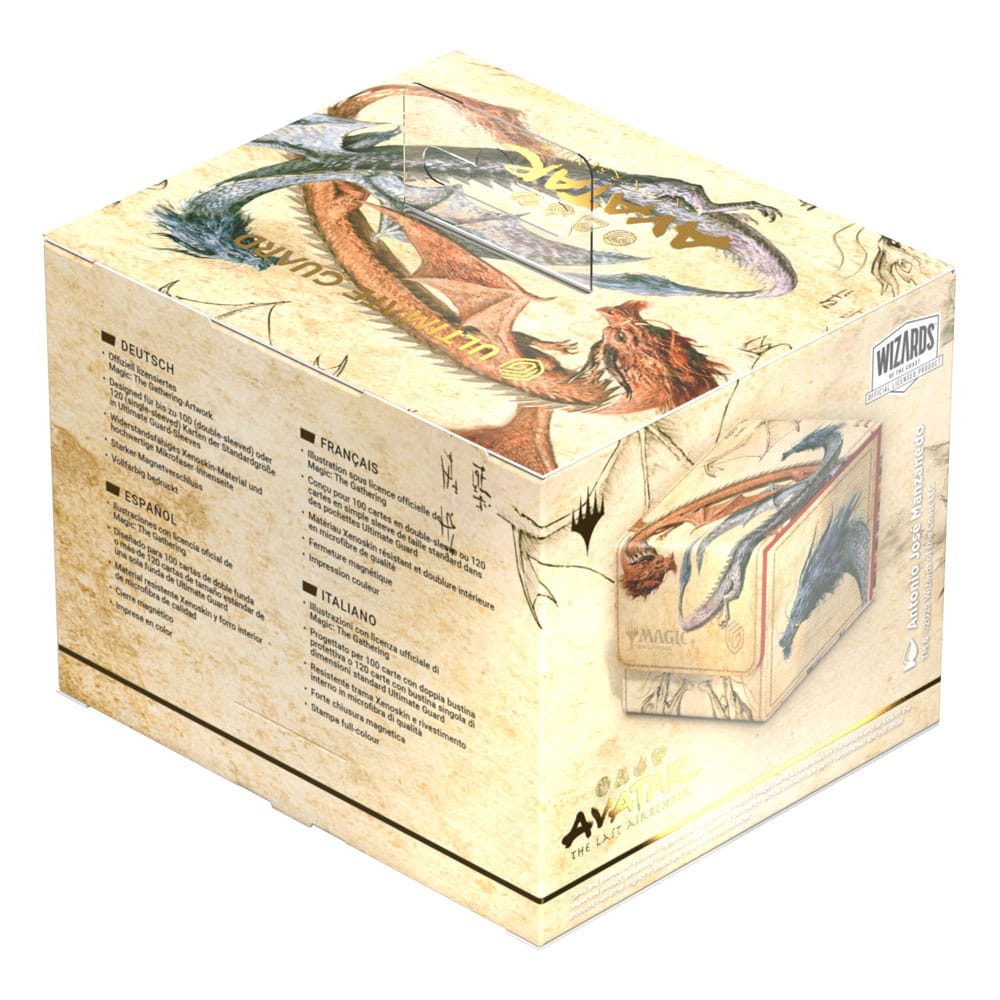 Intérieur doux en microfibre de la boîte de deck Ultimate Guard, protégeant les cartes