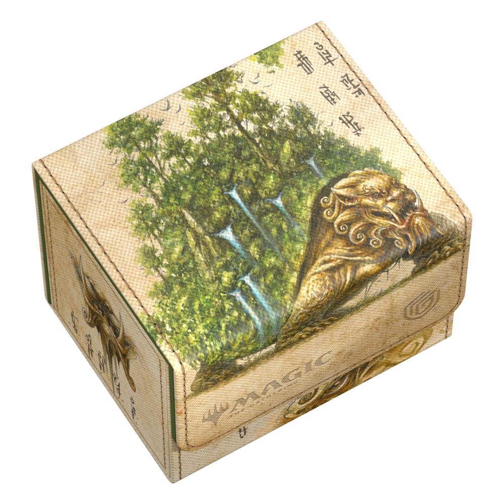 Illustration détaillée du Lion-Turtle sur la boîte de deck Ultimate Guard Sidewinder 100+ Xenoskin