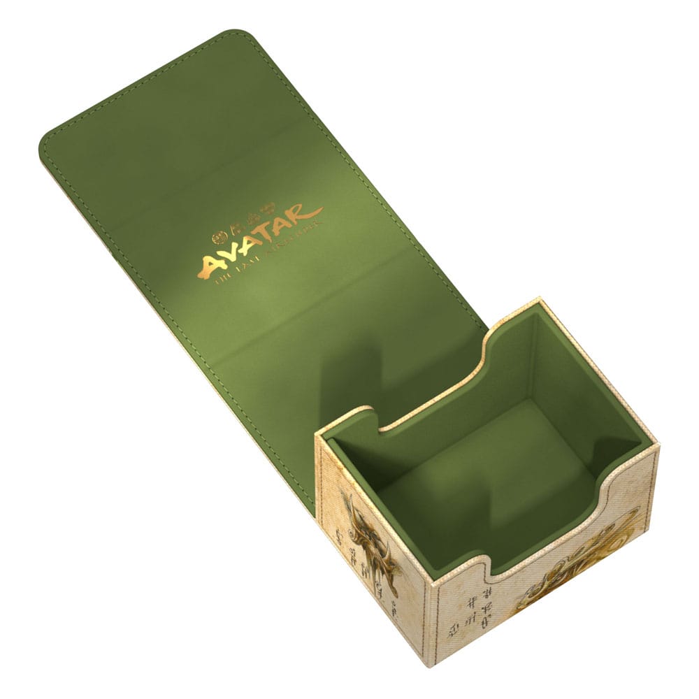 La boîte de deck Ultimate Guard Sidewinder 100+ Xenoskin fermée, mettant en évidence la fermeture magnétique