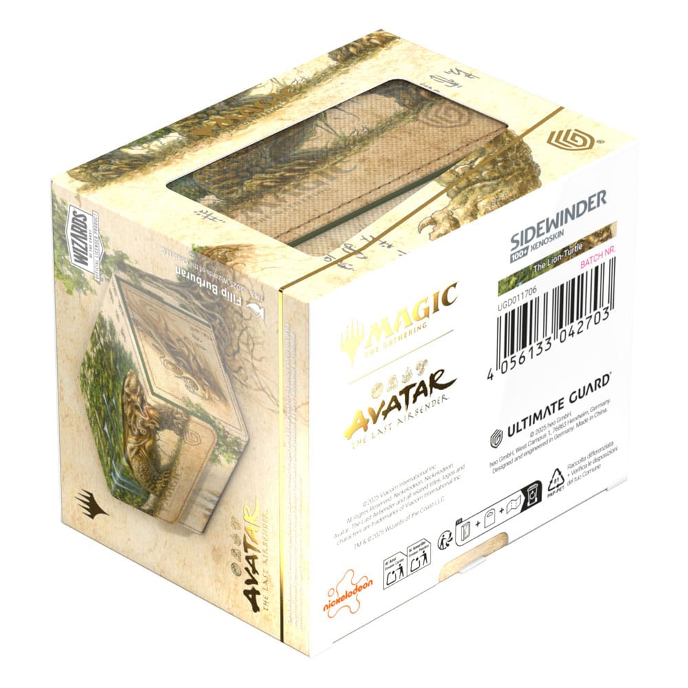 Boîte de deck Ultimate Guard Sidewinder 100+ Xenoskin vide, prête à accueillir un deck