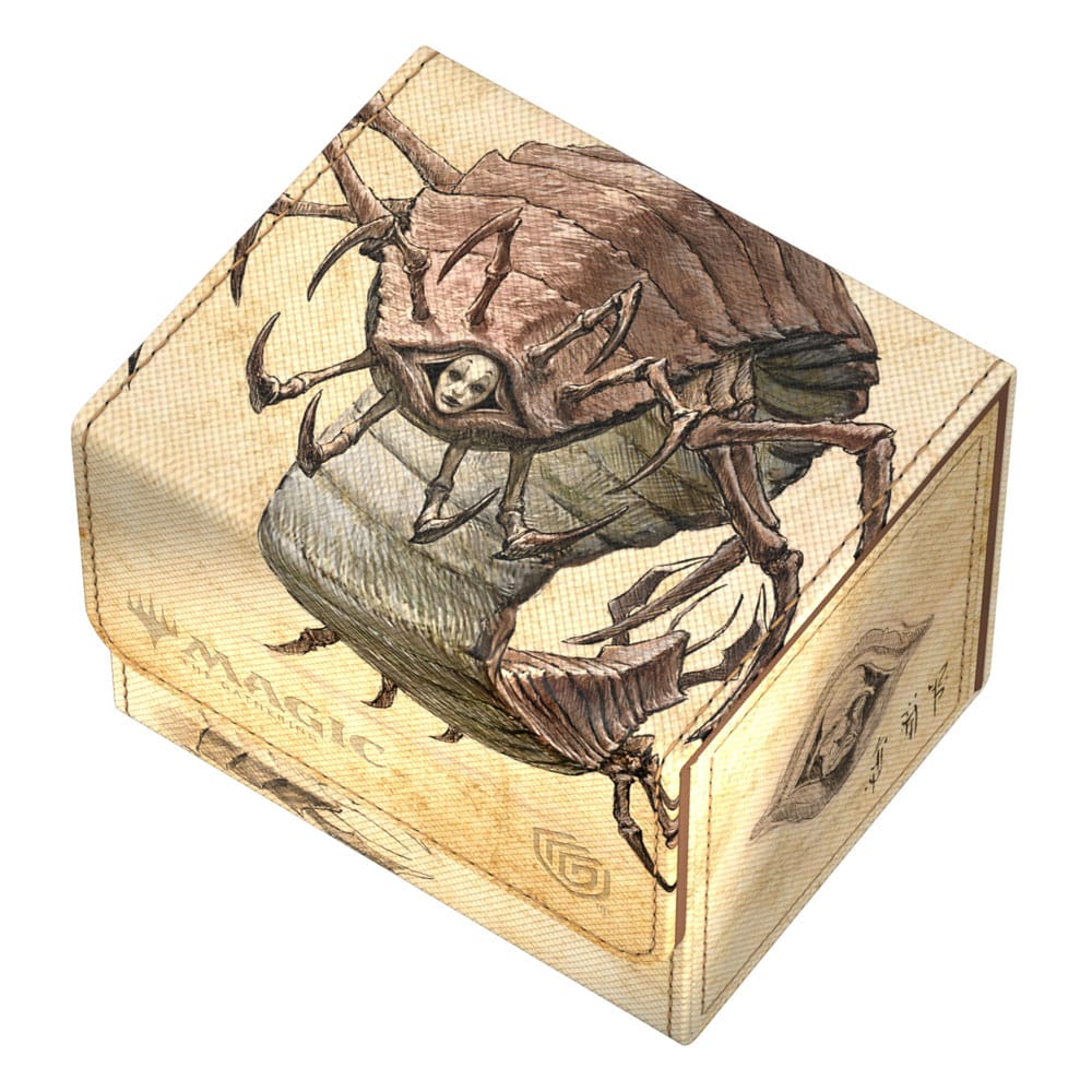 Boîte de deck Ultimate Guard Sidewinder 100+ Xenoskin Koh, le Voleur de Visages (ouverte, intérieur microfibre)