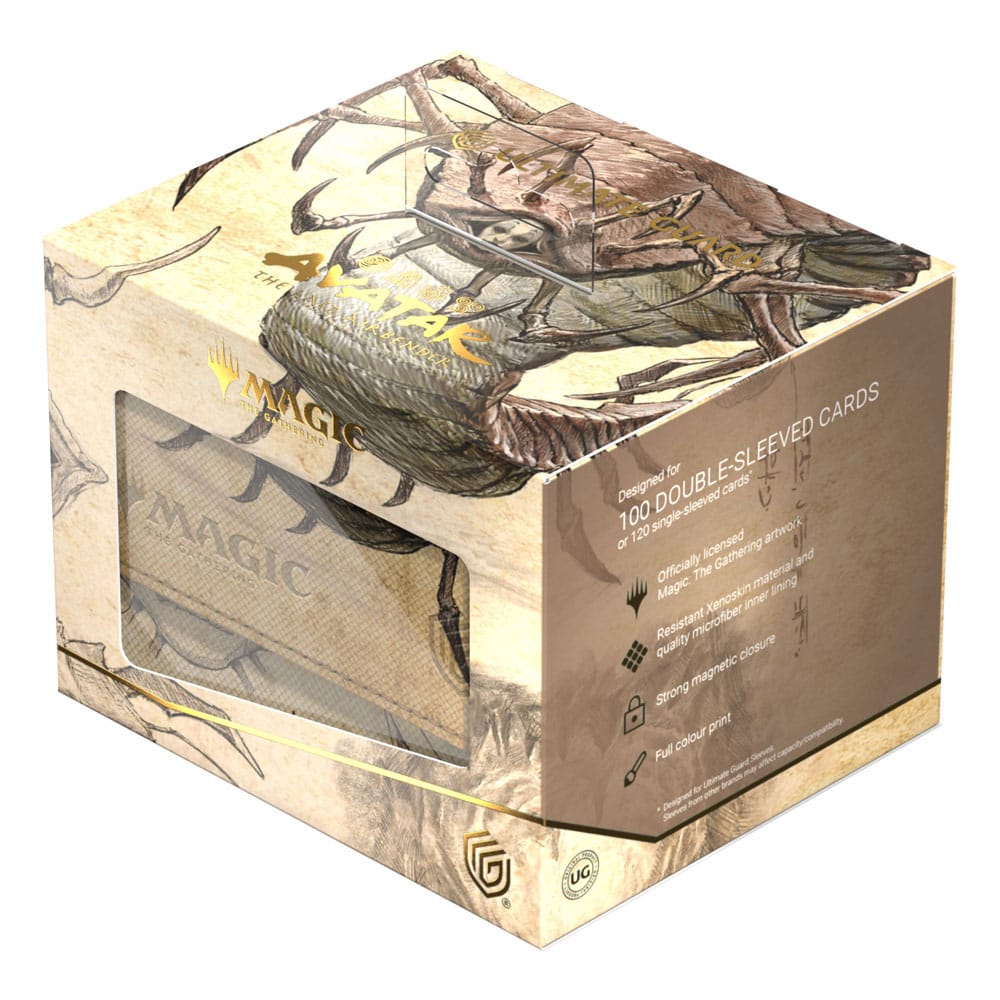 Boîte de deck Ultimate Guard Sidewinder 100+ Xenoskin Koh, le Voleur de Visages (vue de dessous)