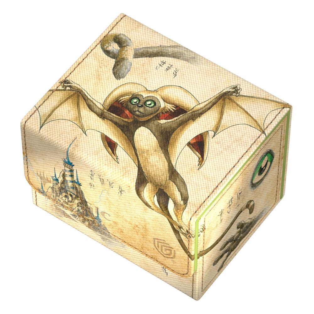 Gros plan sur l'illustration de Momo sur la boîte de deck Ultimate Guard Sidewinder