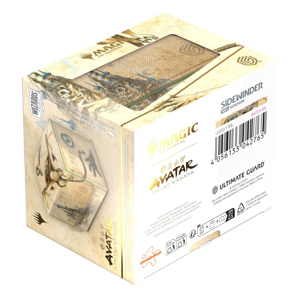 Boîte de deck Ultimate Guard Sidewinder 100+ Xenoskin avec un deck de cartes Magic