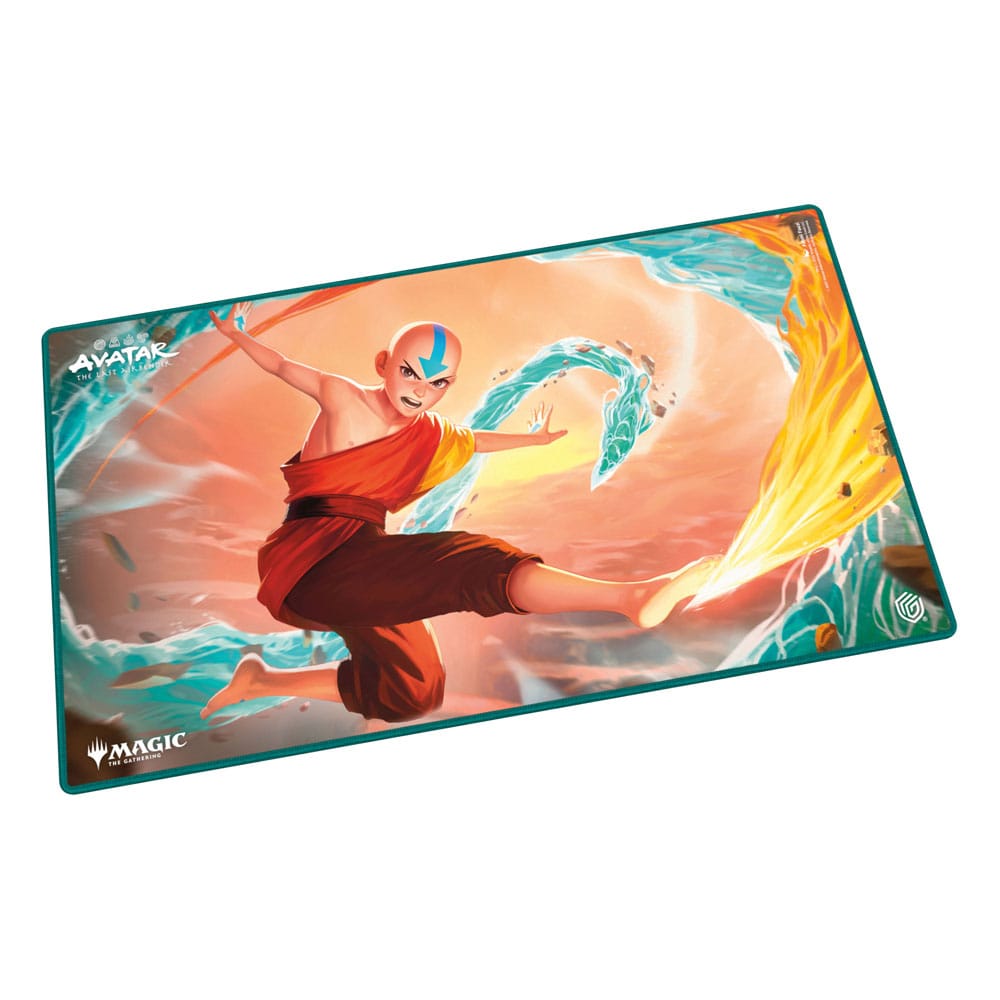 Détail de l'illustration Avatar Aang sur le playmat MTG