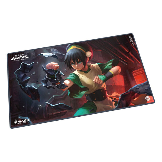 Playmat Ultimate Guard Magic The Gathering Avatar Toph, vue d'ensemble de l'illustration