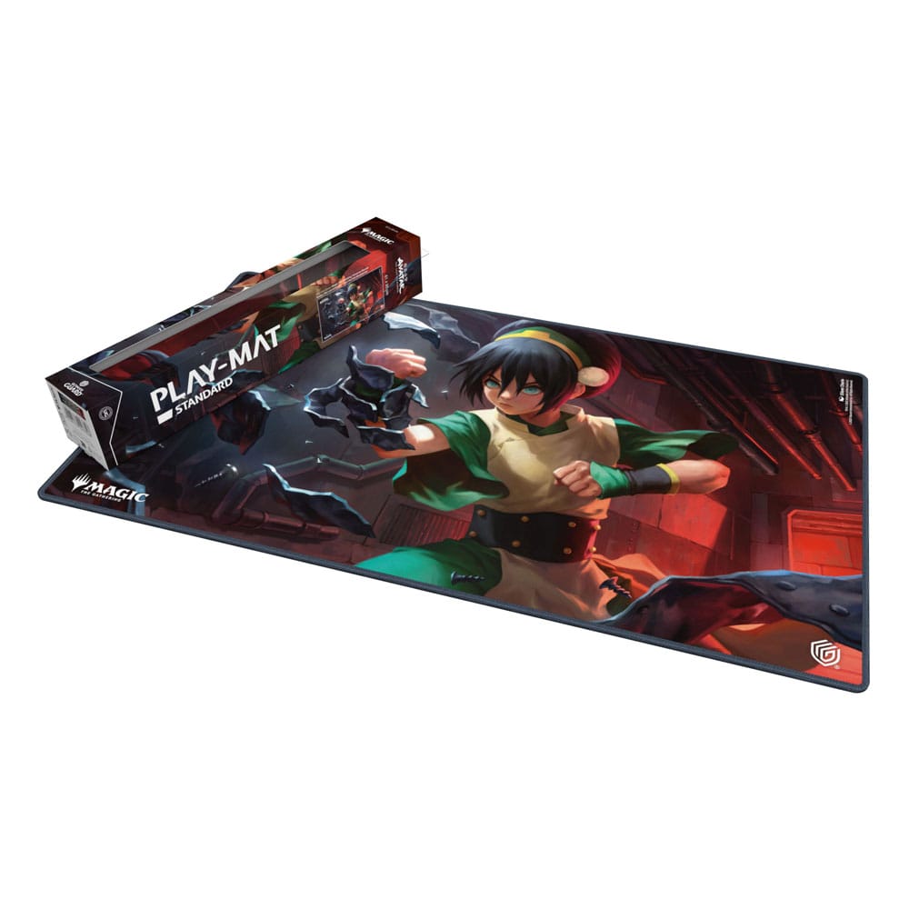 Playmat Ultimate Guard Toph en situation de jeu avec des cartes Magic The Gathering
