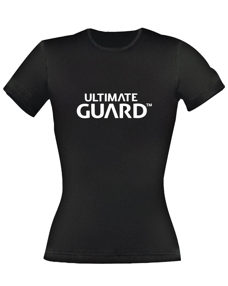 T-shirt femme Ultimate Guard Wordmark Noir taille M en 100% coton de haute qualité