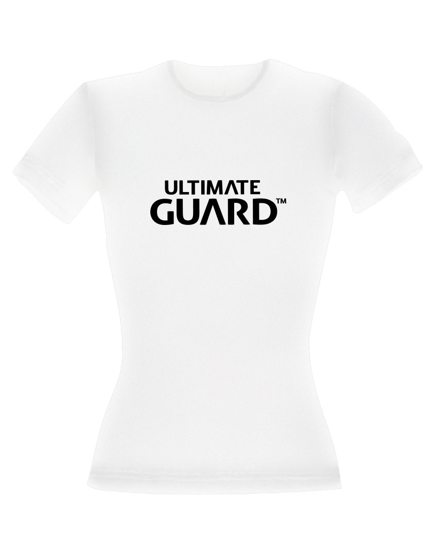 T-shirt femme Ultimate Guard Wordmark Blanc XS en 100% coton