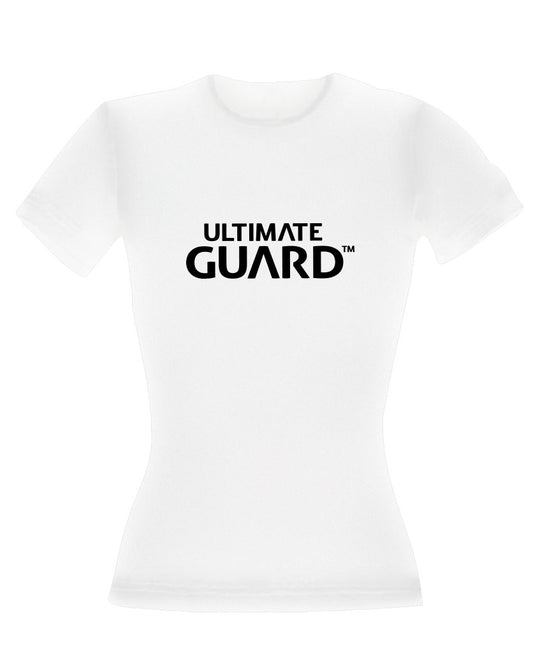 T-shirt femme Ultimate Guard Wordmark Blanc XXL en coton de haute qualité