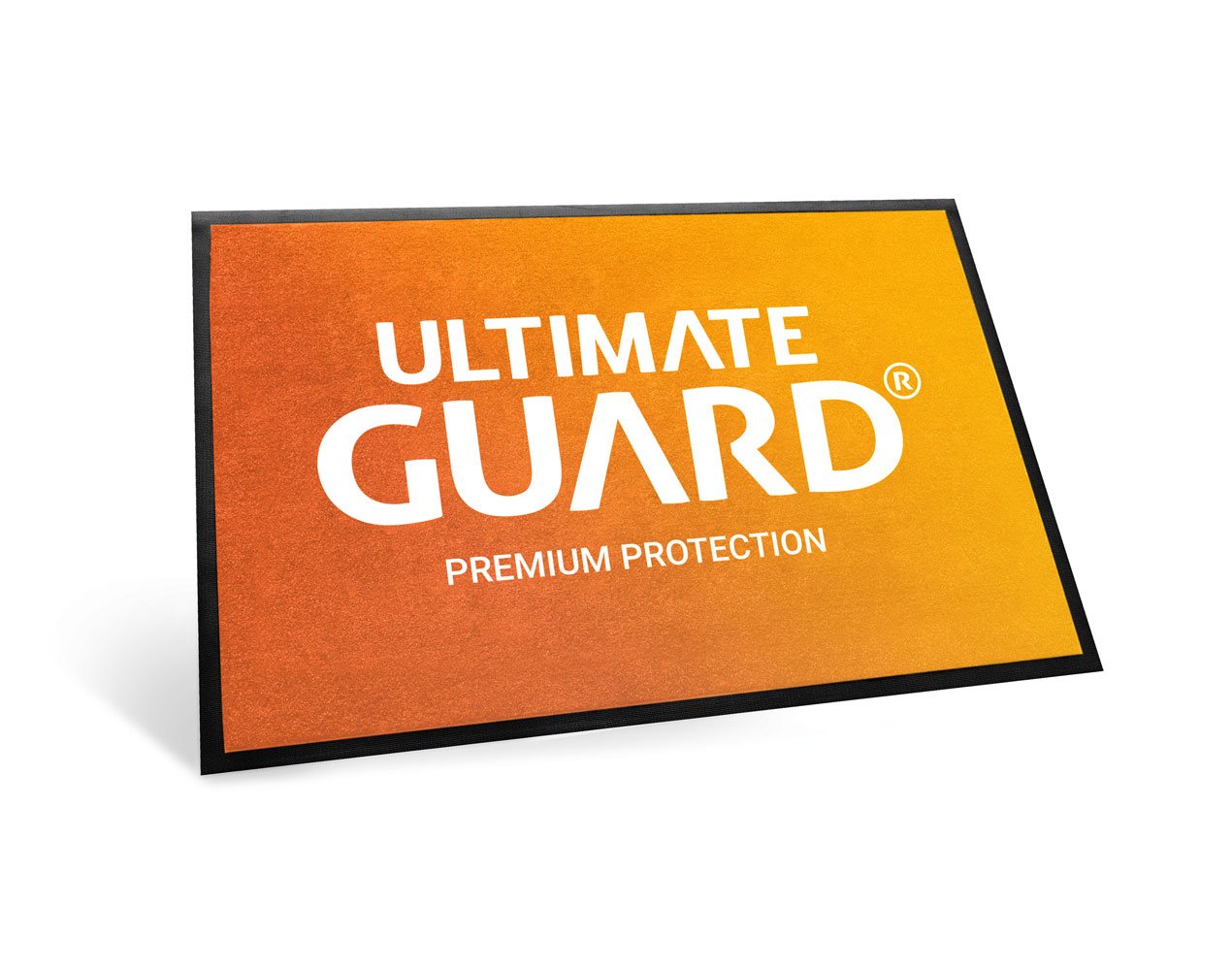 Tapis d'entrée Ultimate Guard Store Carpet 60x90 cm Orange Gradient avec logo Ultimate Guard