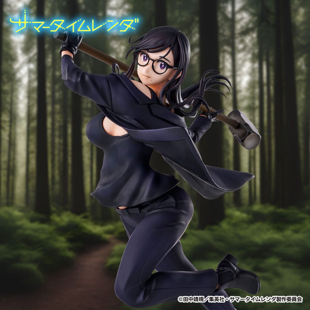 Minakata Hizuru en pose emblématique, figurine de collection dynamique