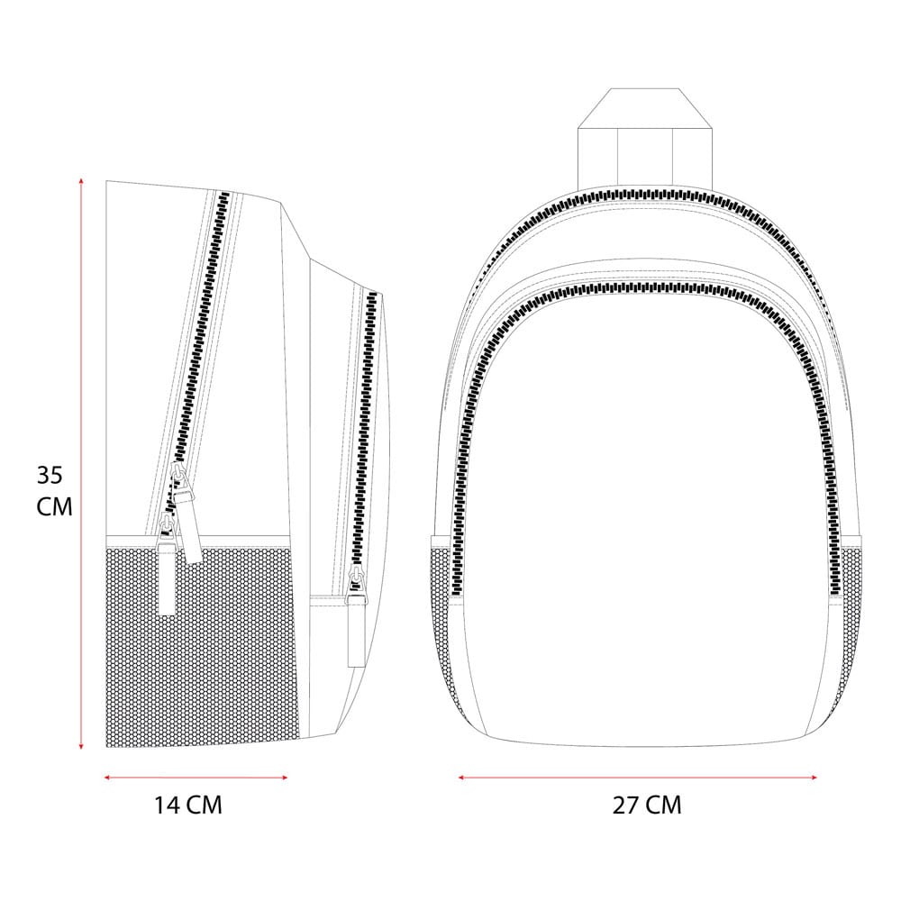 Sac à dos Naruto Vadobag, vue latérale, parfait pour l'école
