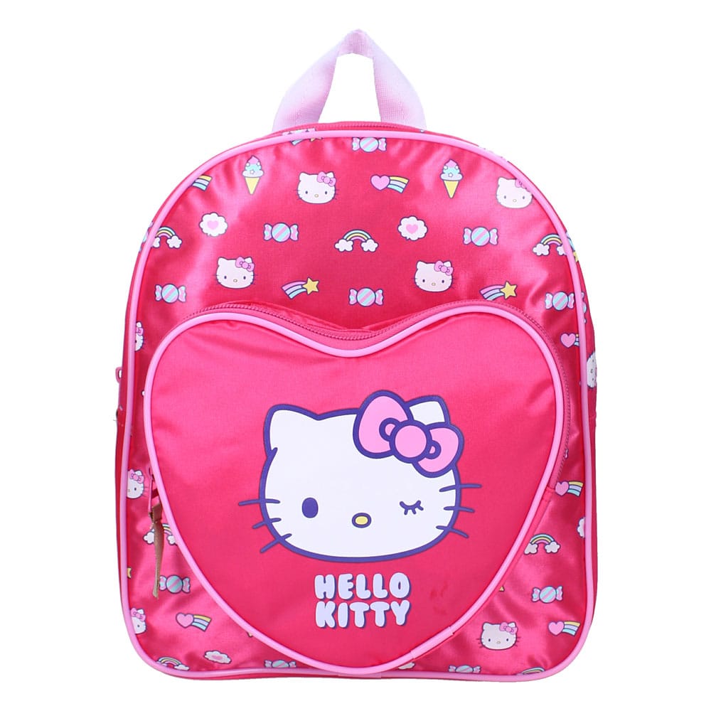 Mini sac à dos Hello Kitty Follow The Rainbow Heart Vadobag vue de face