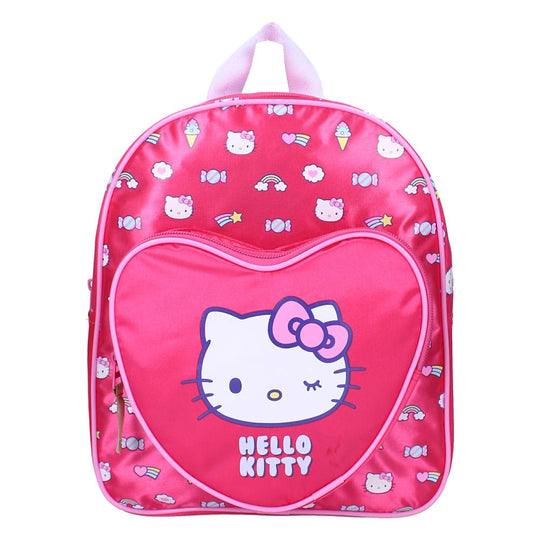 Mini sac à dos Hello Kitty Follow The Rainbow Heart Vadobag vue de face