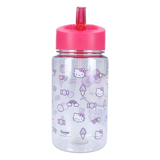 Bouteille Hello Kitty Drink Up Sanrio Vadobag de côté avec motif