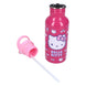Vue latérale de la bouteille Hello Kitty 500ml, mettant en avant sa forme ergonomique