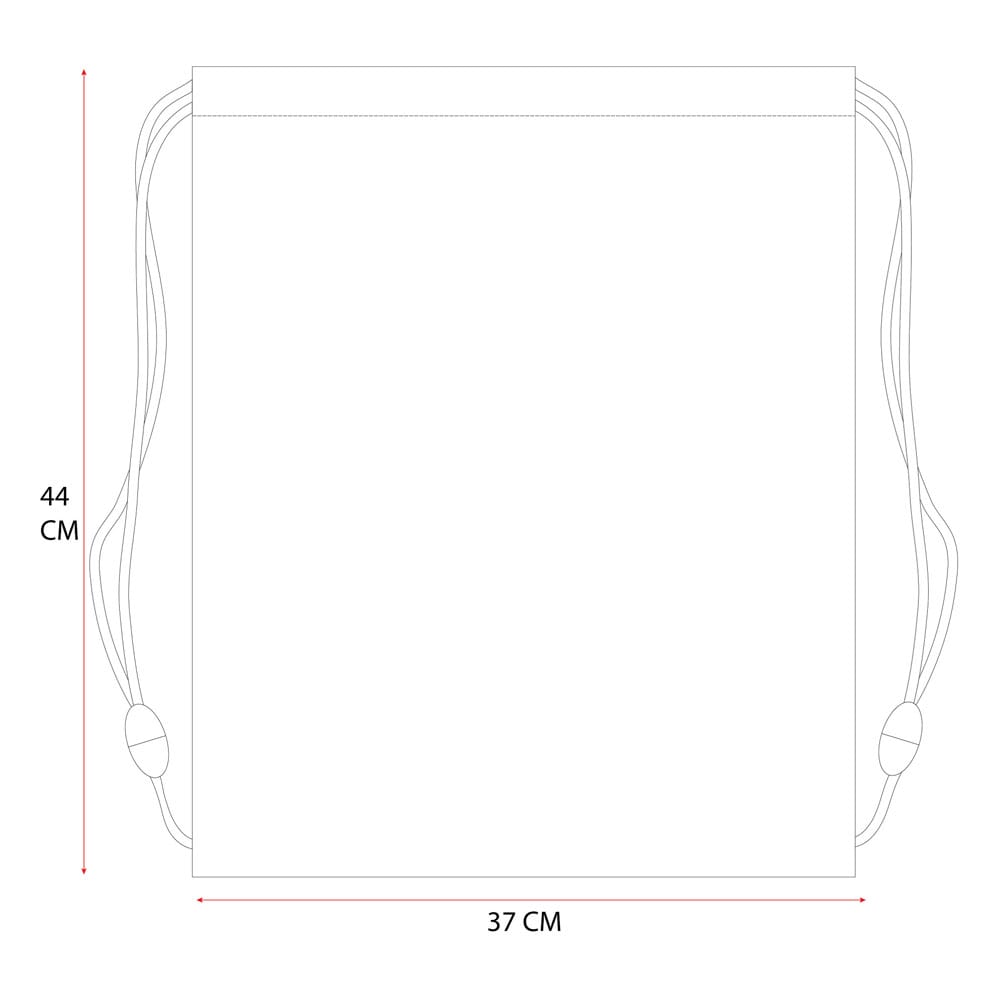 Gros plan sur la matière polyester du sac de sport Pokémon Vadobag