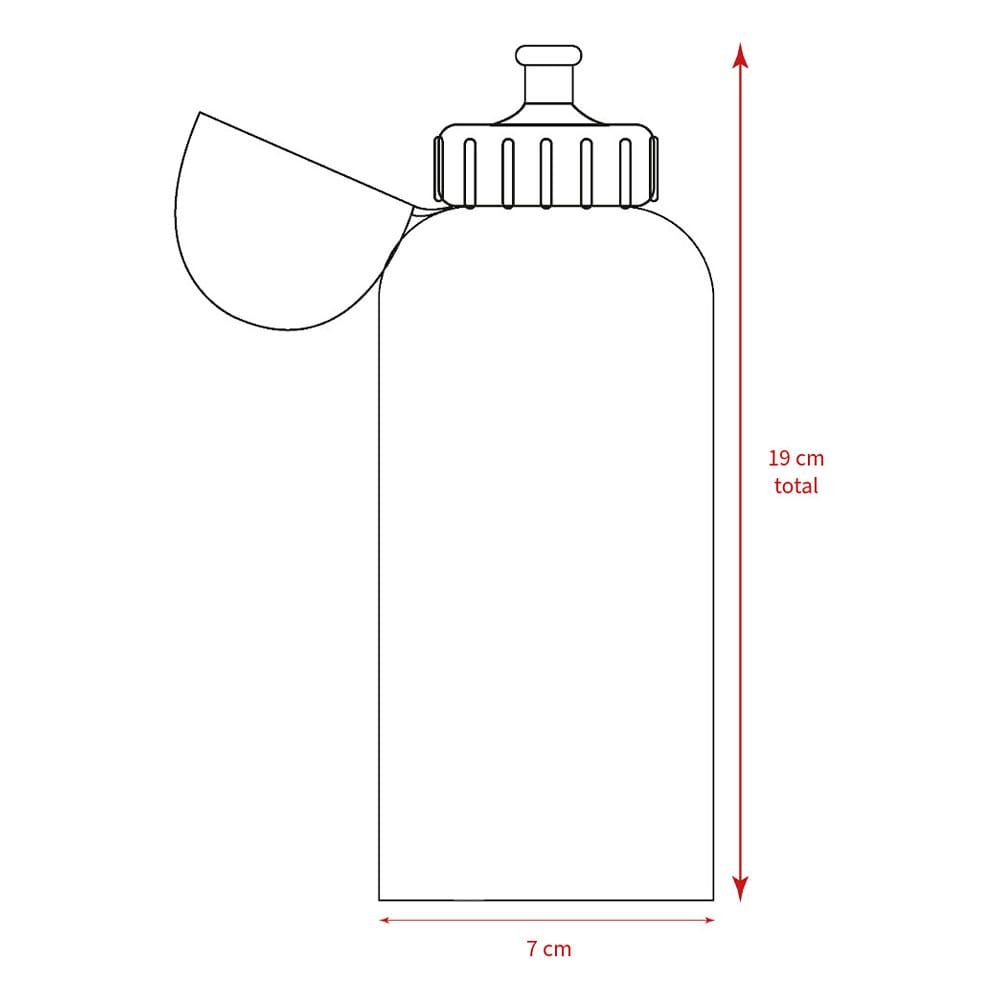 Illustration colorée de Stitch et Lilo sur la bouteille 'Let's Eat!'