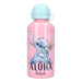 Bouteille Lilo & Stitch Really Refreshing 500ml en aluminium, vue de face avec le design des personnages.