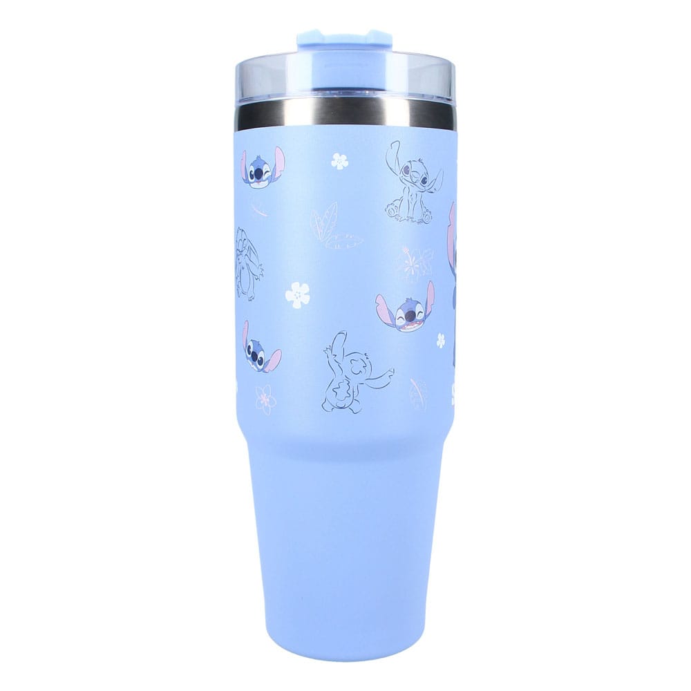 Détail du design Lilo & Stitch sur la bouteille Vadobag 900ml