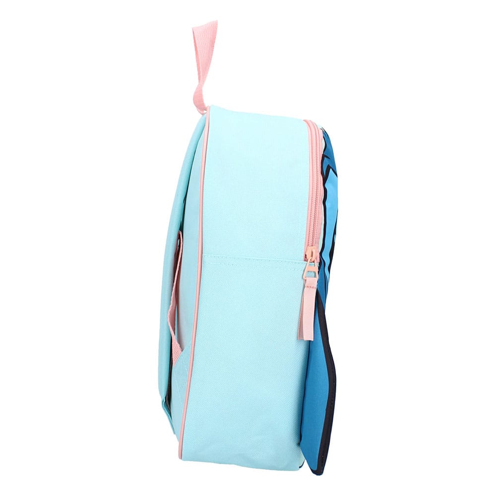 Détail du design Stitch Fluffy Friends sur le sac à dos Lilo & Stitch