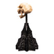 Vue arrière de la statuette Skull of a Moria Orc 13 cm, détails du socle
