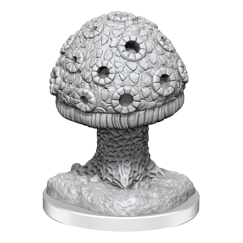 Gros plan sur la figurine Violet Fungus Dungeons & Dragons