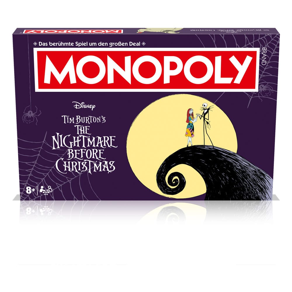 Pions personnalisés du Monopoly L'Étrange Noël de Monsieur Jack (Jack, Sally, Zéro, etc.)