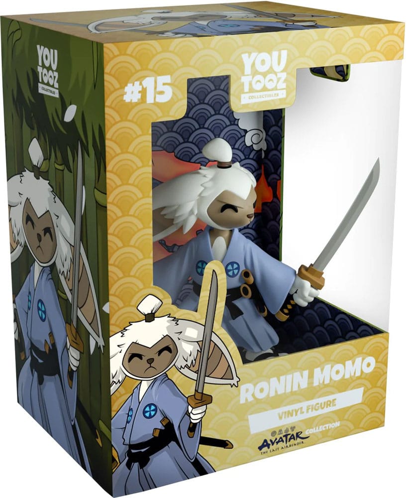 Figurine Youtooz Ronin Momo Avatar en vinyle dans son emballage boîte-fenêtre