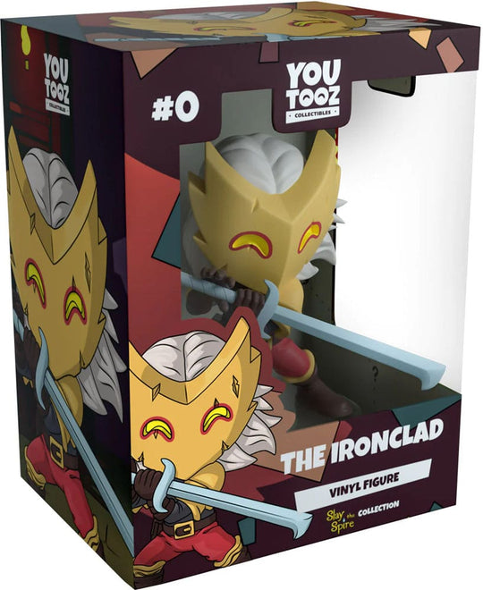 Boîte-fenêtre de la figurine Youtooz The Ironclad Slay The Spire