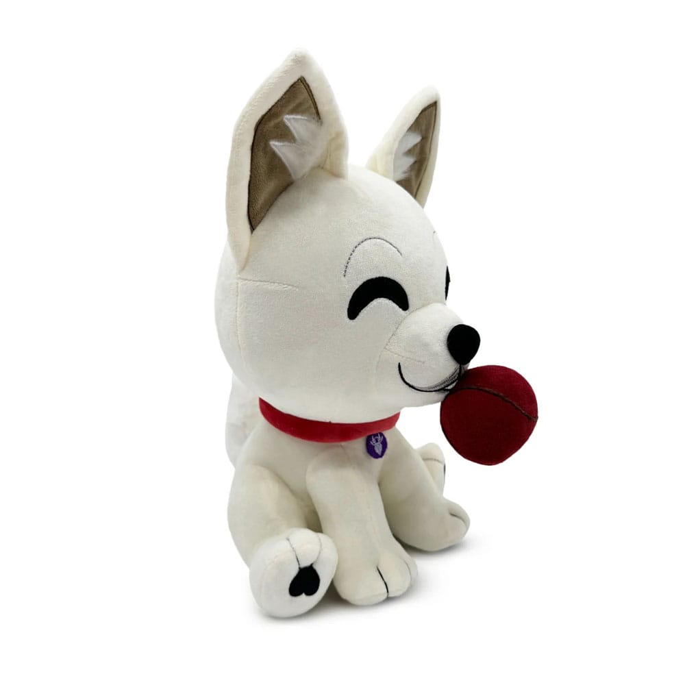 Peluche Scratch Baldur's Gate 3 Youtooz, gros plan sur le visage et le collier