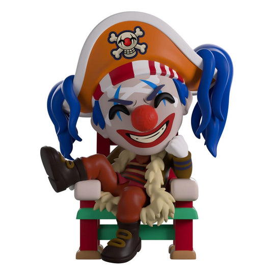 Figurine vinyle Youtooz King Buggy One Piece 10 cm vue de face