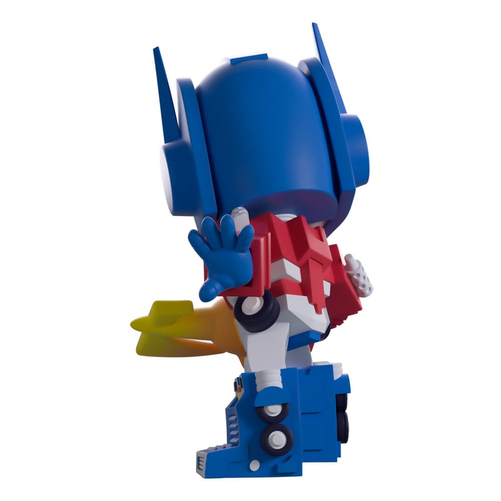 Vue arrière de la figurine Optimus Prime Youtooz