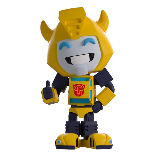 Figurine vinyle Youtooz Bumblebee Transformers 11 cm en vue de face