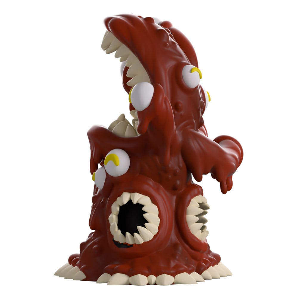 Figurine Youtooz D&D Gibbering Mouth dans son emballage boîte-fenêtre.