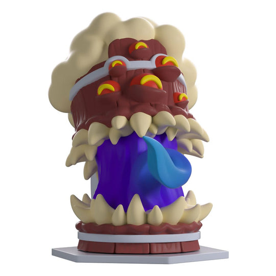 Figurine Youtooz D&D Mimic 10 cm vue de face, détails du coffre et de la langue
